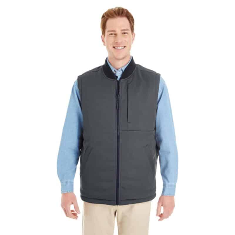Custom Harriton Adult Dockside Interactive Reversible Freezer Vest