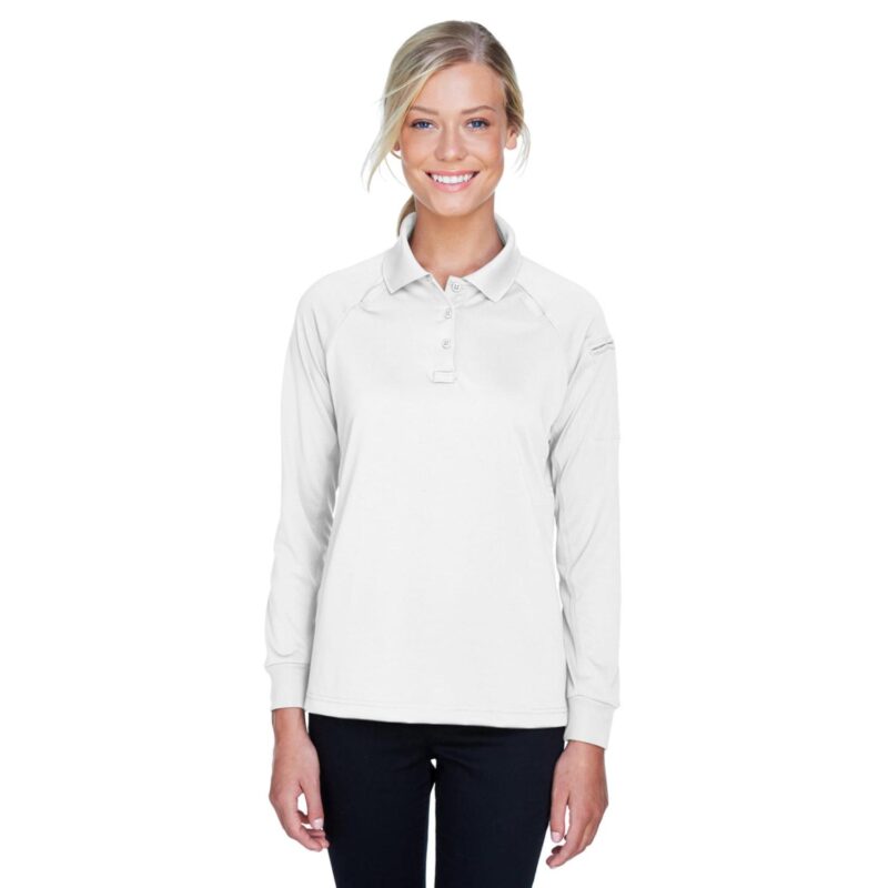 Custom Harriton Ladies' Advantage Snag Protection Plus Long-Sleeve Tactical Polo - 1