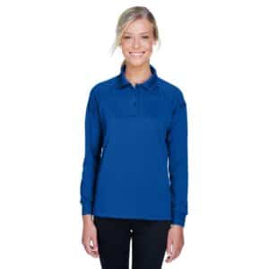 Custom Harriton Ladies' Advantage Snag Protection Plus Long-Sleeve Tactical Polo