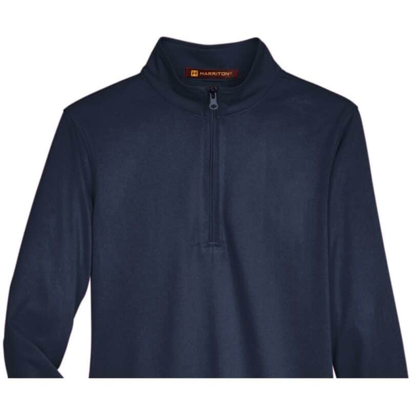 Custom Harriton Ladies' Advantage Snag Protection Plus Quarter-Zip - 5