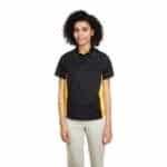 Custom Harriton Ladies' Flash IL Colorblock Short Sleeve Shirt