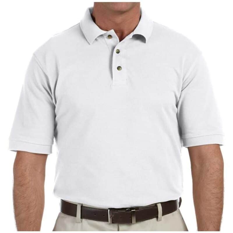 Custom Harriton Mens 6 Oz. Ringspun Cotton Pique Short-Sleeve Polo - 1