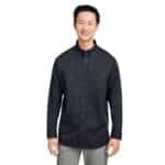 Custom Harriton Men's Advantage IL Long-Sleeve Workshirt - 1