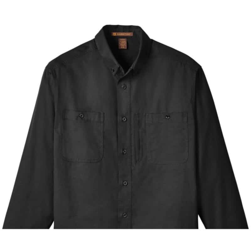 Custom Harriton Men's Advantage IL Long-Sleeve Workshirt - 3