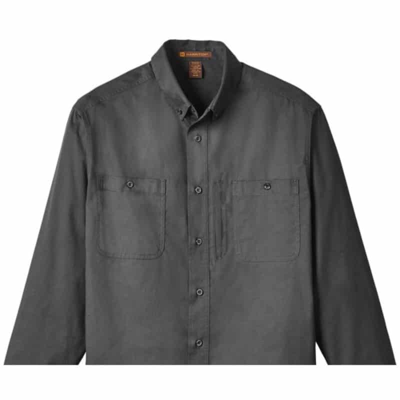 Custom Harriton Men's Advantage IL Long-Sleeve Workshirt - 4