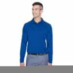 Custom Harriton Men's Advantage Snag Protection Plus Long-Sleeve Tactical Polo