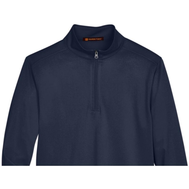 Custom Harriton Men's Advantage Snag Protection Plus Quarter-Zip - 5