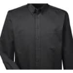 Custom Harriton Men's Foundation 100% Cotton Long-Sleeve Twill Shirt With Teflon™ - 3