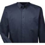 Custom Harriton Men's Foundation 100% Cotton Long-Sleeve Twill Shirt With Teflon™ - 5