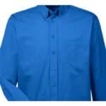 Custom Harriton Men's Foundation 100% Cotton Long-Sleeve Twill Shirt With Teflon™ - 6