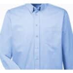 Custom Harriton Men's Foundation 100% Cotton Long-Sleeve Twill Shirt With Teflon™ - 7