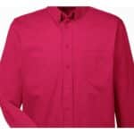Custom Harriton Men's Foundation 100% Cotton Long-Sleeve Twill Shirt With Teflon™ - 9
