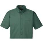 Custom Harriton Men's Foundation 100% Cotton Short-Sleeve Twill Shirt With Teflon™ - 6