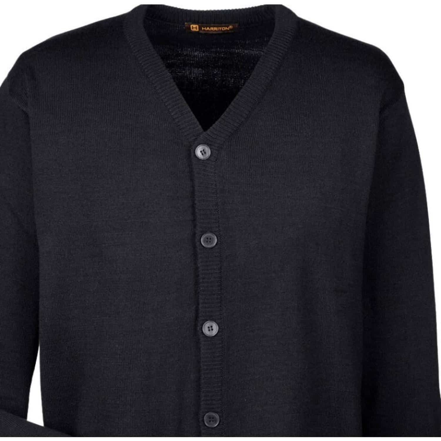 Cardigan Homme D'Hiver - Col V Boutonné, Manches Longues, Tissu Léger - Polyester - Neuf Avec Étiquettes