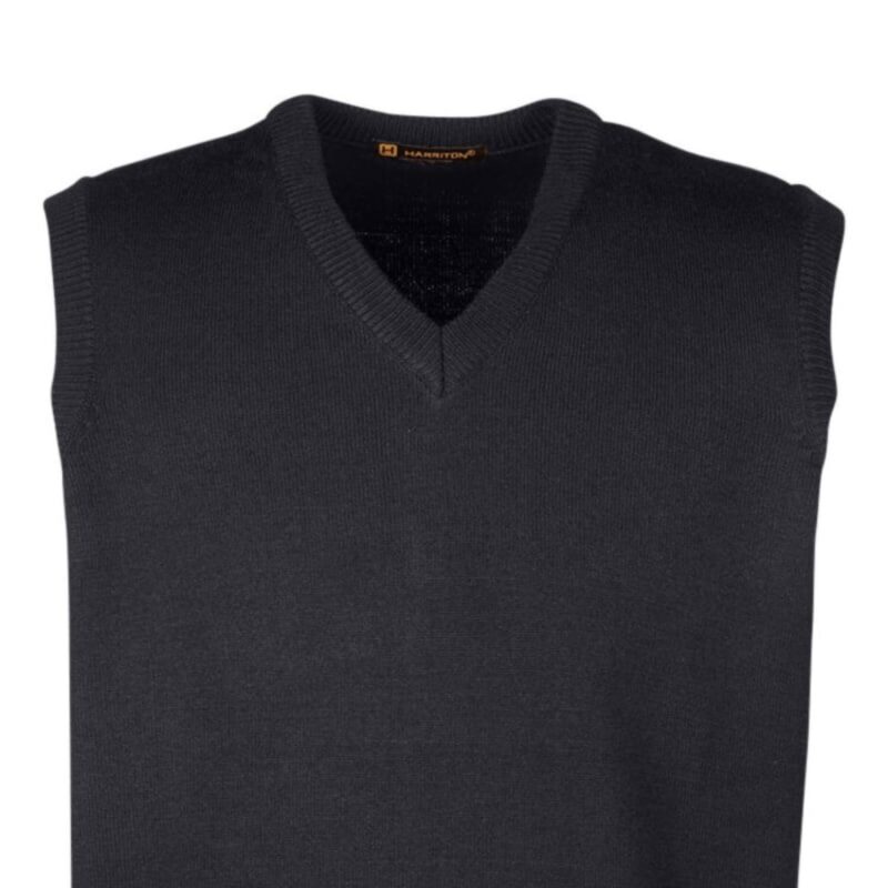 Custom Harriton Men's Pilbloc™ V-Neck Sweater Vest - 3