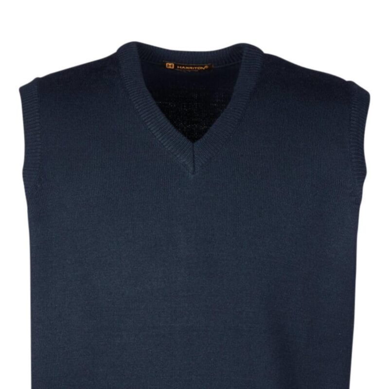 Custom Harriton Men's Pilbloc™ V-Neck Sweater Vest - 4