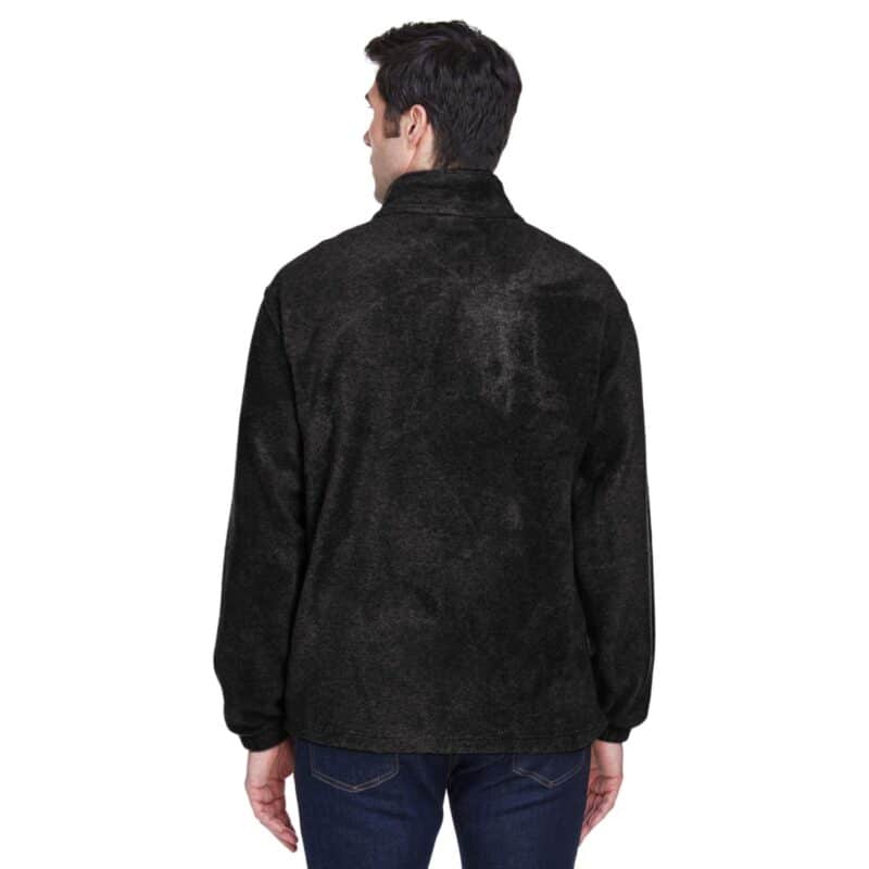 Custom Harriton Men's Tall 8 Oz. Full-Zip Fleece - 2