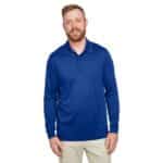 Custom Harriton Men's Tall Advantage Long Sleeve Snag Protection Plus IL Polo