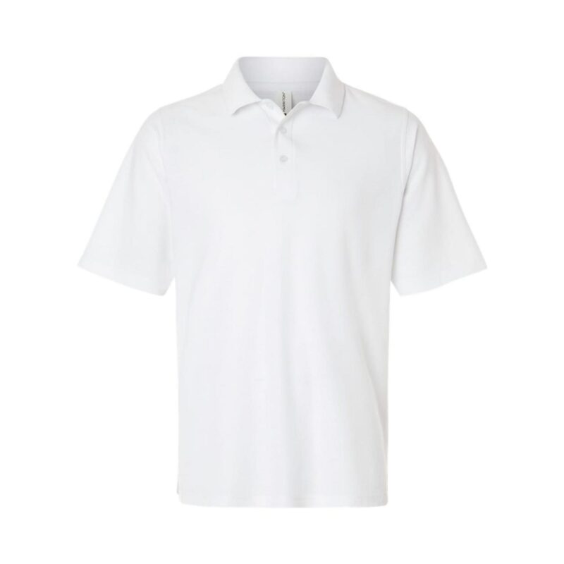 Custom Harriton Men's Maverick CVC Pique Polo - M105 - 1
