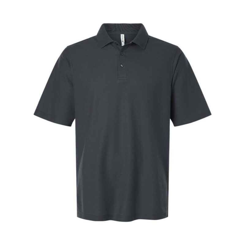 Custom Harriton Men's Maverick CVC Pique Polo - M105 - 3