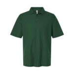 Custom Harriton Men's Maverick CVC Pique Polo - M105 - 4