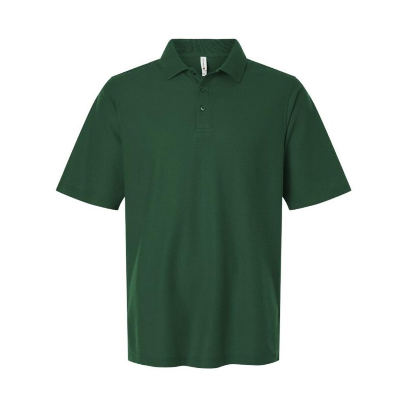 Custom Harriton Men's Maverick CVC Pique Polo - M105 - 4