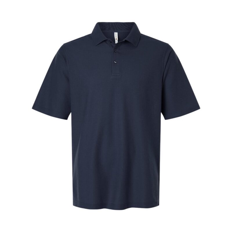 Custom Harriton Men's Maverick CVC Pique Polo - M105 - 5