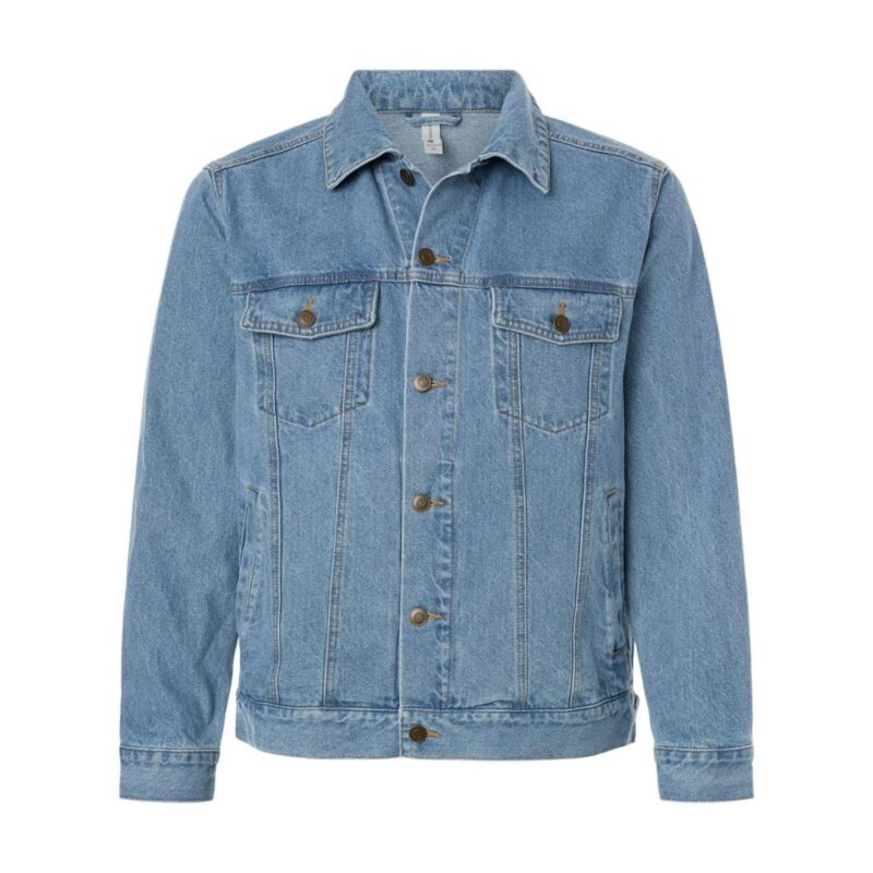 Custom Harriton Unisex Cooper Denim Jacket - M75 - 2