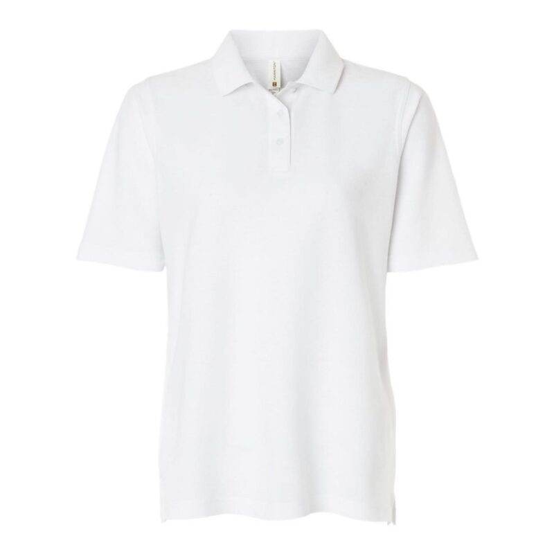 Custom Harriton Women's Maverick CVC Pique Polo - M105W - 1