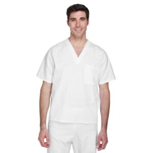 Custom Harriton Adult Restore 4.9 Oz. Scrub Top