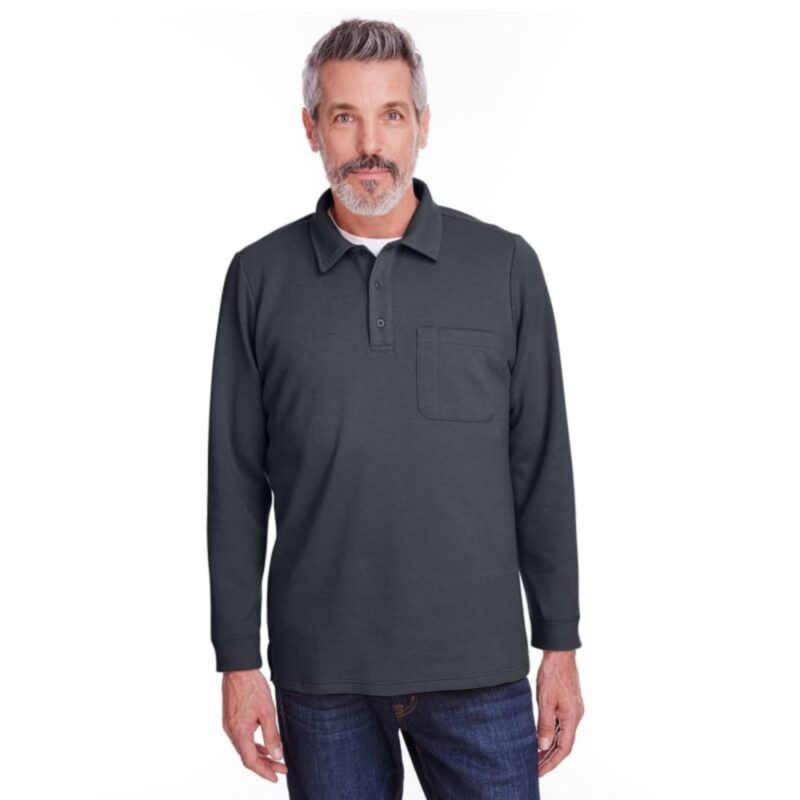 Custom Harriton Adult StainBloc™ Pique Pullover Fleece