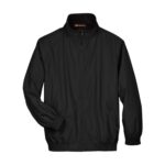 Custom Harriton Fleece-Lined Nylon Jacket - 1