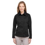 Custom Harriton Ladies' Advantage IL Long-Sleeve Workshirt - 1