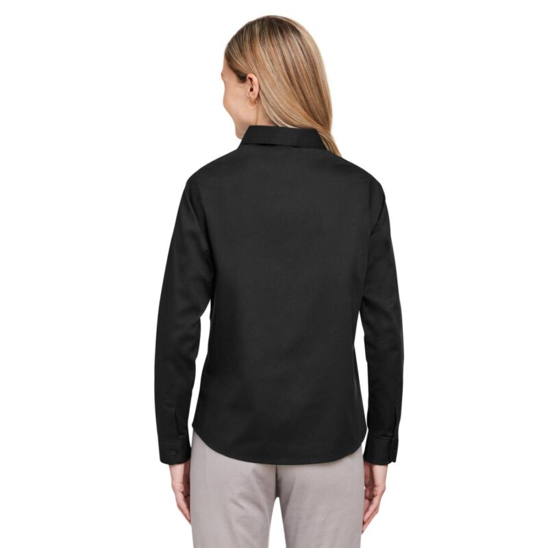 Custom Harriton Ladies' Advantage IL Long-Sleeve Workshirt - 2