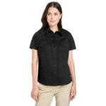 Custom Harriton Ladies' Advantage IL Short-Sleeve Work Shirt - 1