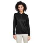 Custom Harriton Ladies' Advantage Snag Protection Plus IL Long Sleeve Polo - 1