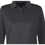 Custom Harriton Ladies' Advantage Snag Protection Plus IL Long Sleeve Polo - 4