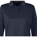 Custom Harriton Ladies' Advantage Snag Protection Plus IL Long Sleeve Polo - 5
