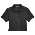 Custom Harriton Ladies' Advantage Snag Protection Plus IL Snap Placket Polo - 3