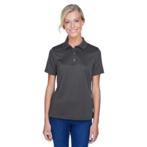 Custom Harriton Ladies' Advantage Snag Protection Plus IL Snap Placket Polo