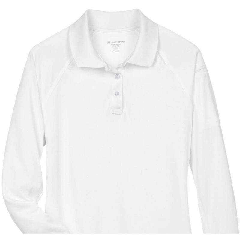 Custom Harriton Ladies' Advantage Snag Protection Plus Long-Sleeve Tactical Polo - 3