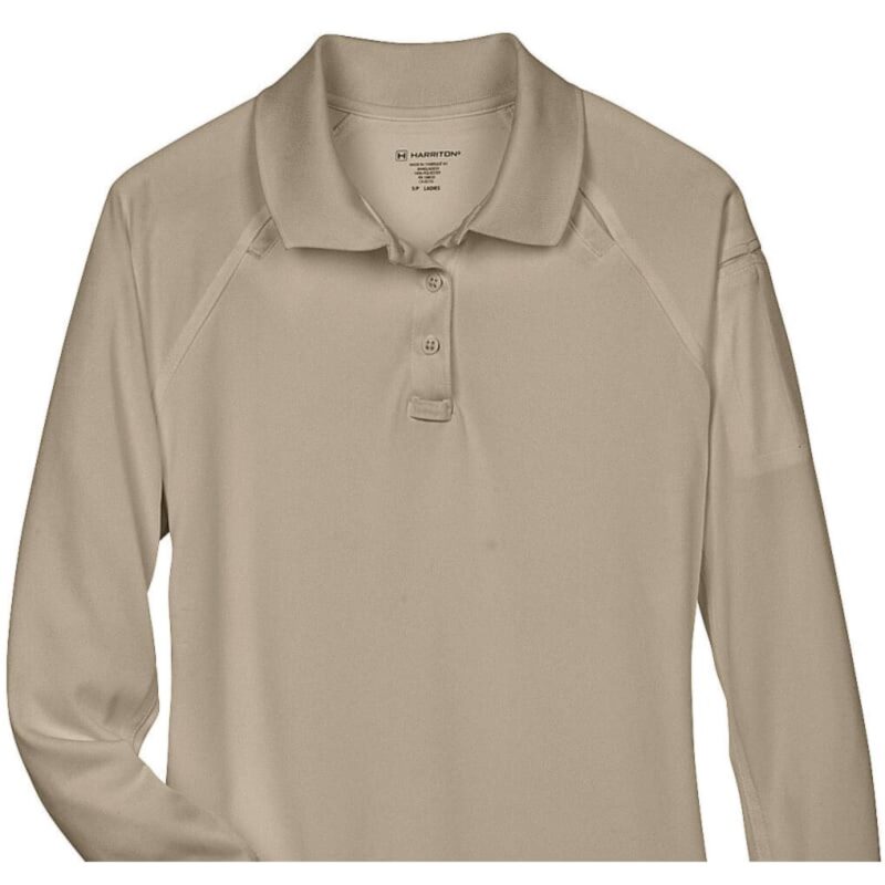 Custom Harriton Ladies' Advantage Snag Protection Plus Long-Sleeve Tactical Polo - 7