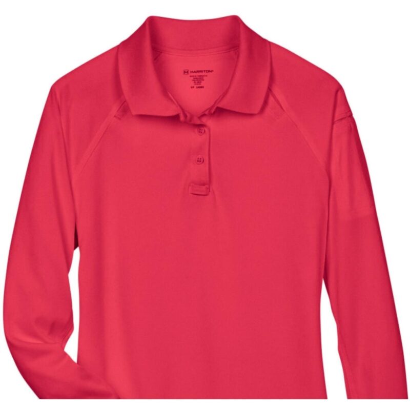 Custom Harriton Ladies' Advantage Snag Protection Plus Long-Sleeve Tactical Polo - 8