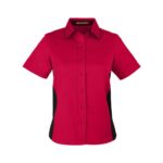 Custom Harriton Ladies' Flash IL Colorblock Short Sleeve Shirt - 6