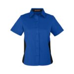 Custom Harriton Ladies' Flash IL Colorblock Short Sleeve Shirt - 7