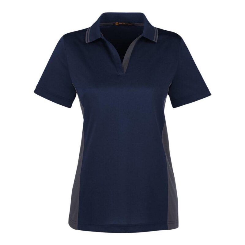 Custom Harriton Ladies' Flash Snag Protection Plus IL Colorblock Polo - 6