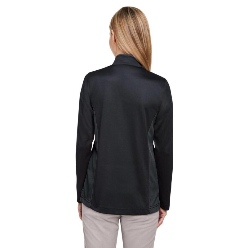 Custom Harriton Ladies' Flash Snag Protection Plus IL Colorblock Quarter-Zip - 2
