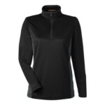 Custom Harriton Ladies' Flash Snag Protection Plus IL Colorblock Quarter-Zip - 3