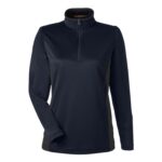 Custom Harriton Ladies' Flash Snag Protection Plus IL Colorblock Quarter-Zip - 6