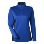 Custom Harriton Ladies' Flash Snag Protection Plus IL Colorblock Quarter-Zip - 8